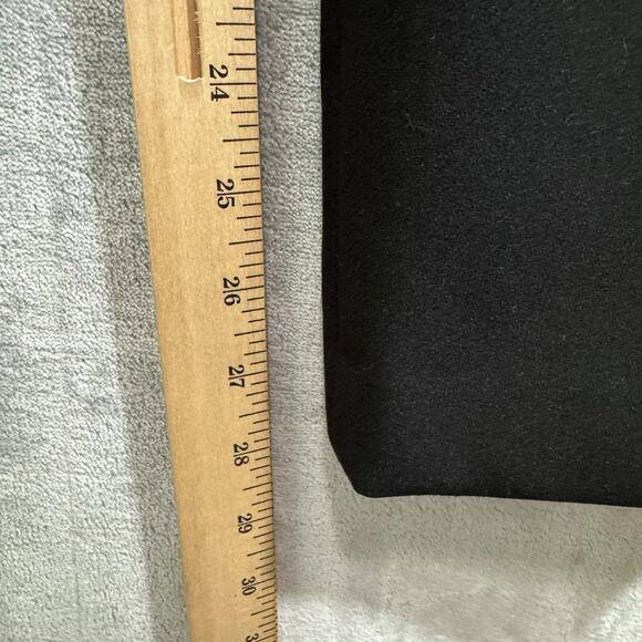 Kate Spade Pants Womens 10 Black Flat Front Mid Rise Side Zip Slim Leg Stretch - Picture 12 of 12